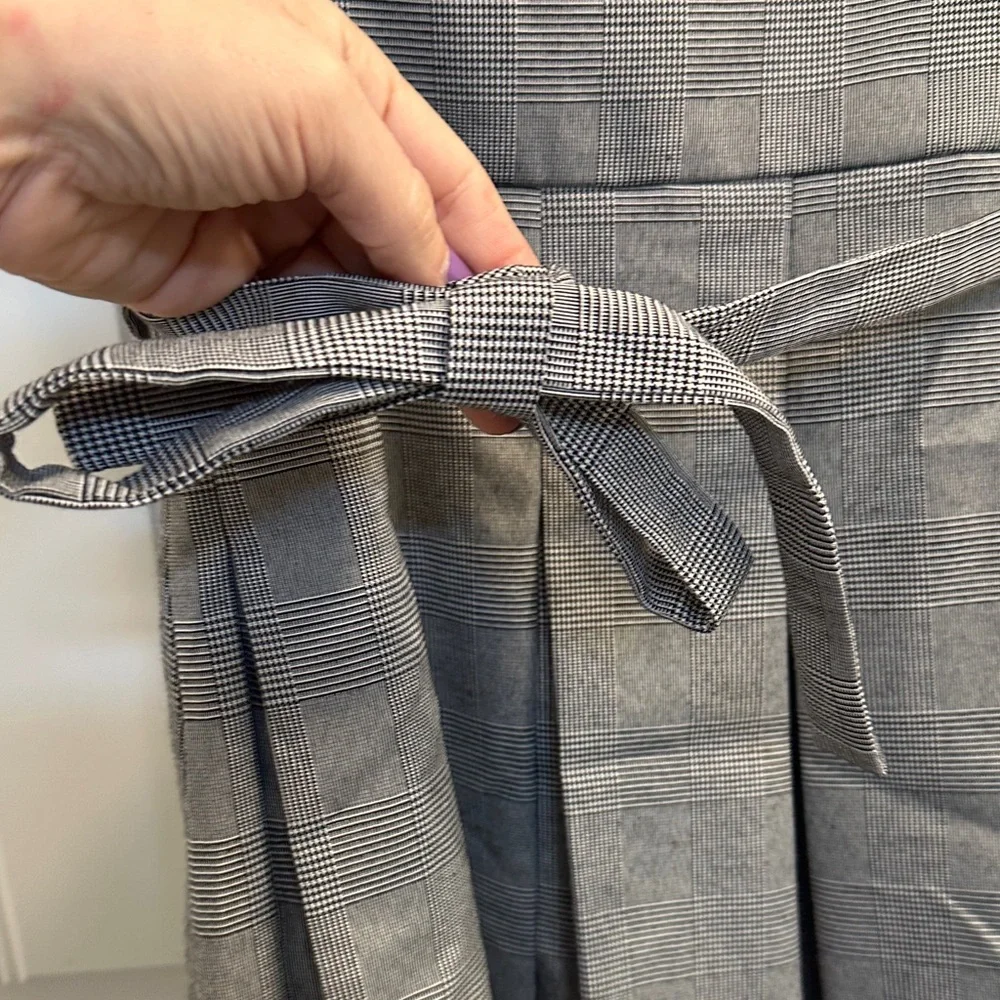 Amanda Uprichard Mercy Skort Romper in Business Plaid - Picture 3 of 10